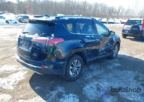 2018 Toyota Rav4 Hybrid Xle из США, поврежденный, VIN JTMRJREV0JD240690